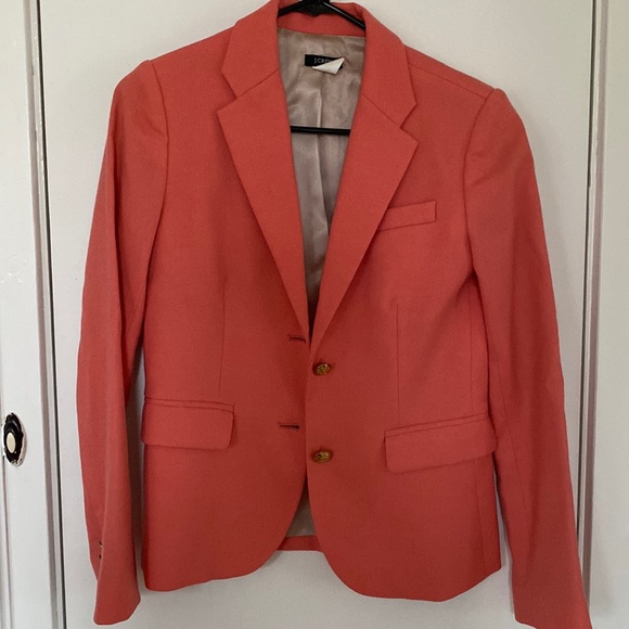 J. Crew Jackets & Blazers - GUC J. Crew blazer, coral, Size 2